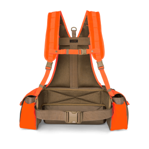 Upland Guide Strap Vest - Dark Tan / Blaze Orange