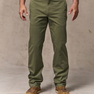 Granite Mountain Flat Front Pants - Burnt Olive