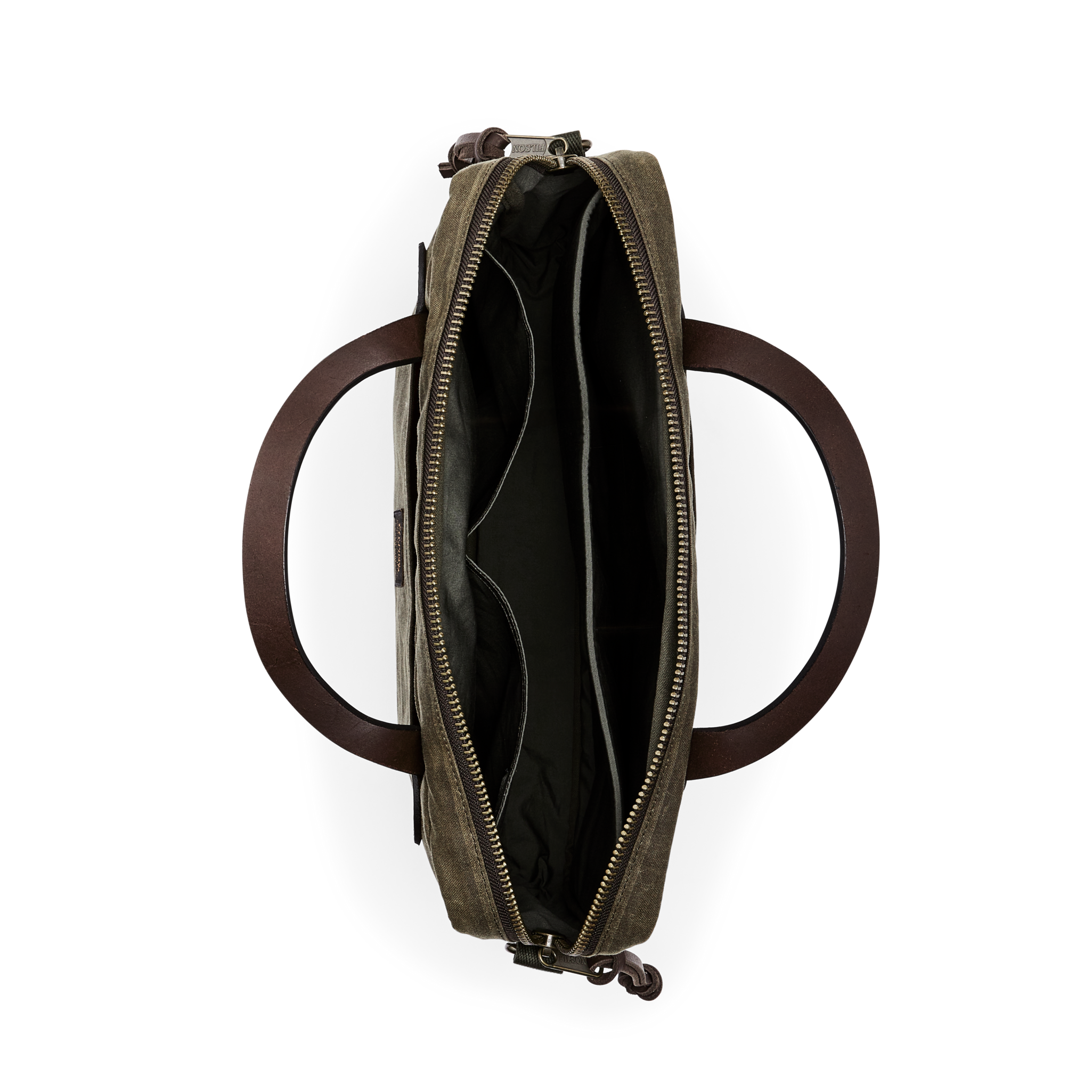 Tin Cloth Compact Briefcase - Otter Green - Image 9