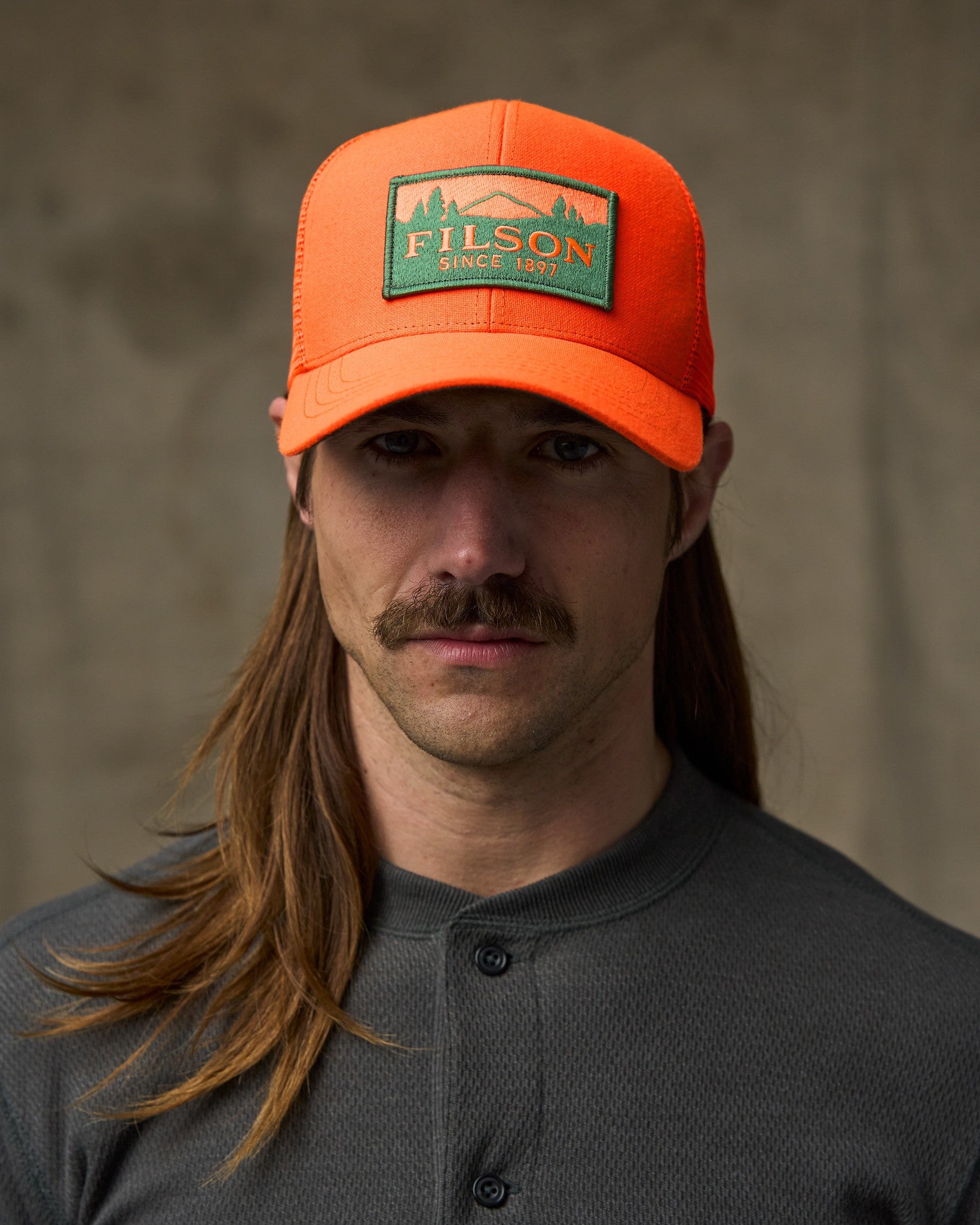 Logger Mesh Cap - Blaze Orange - Image 5
