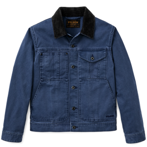 Rustic Canvas Short Cruiser Jacket - Indigo
