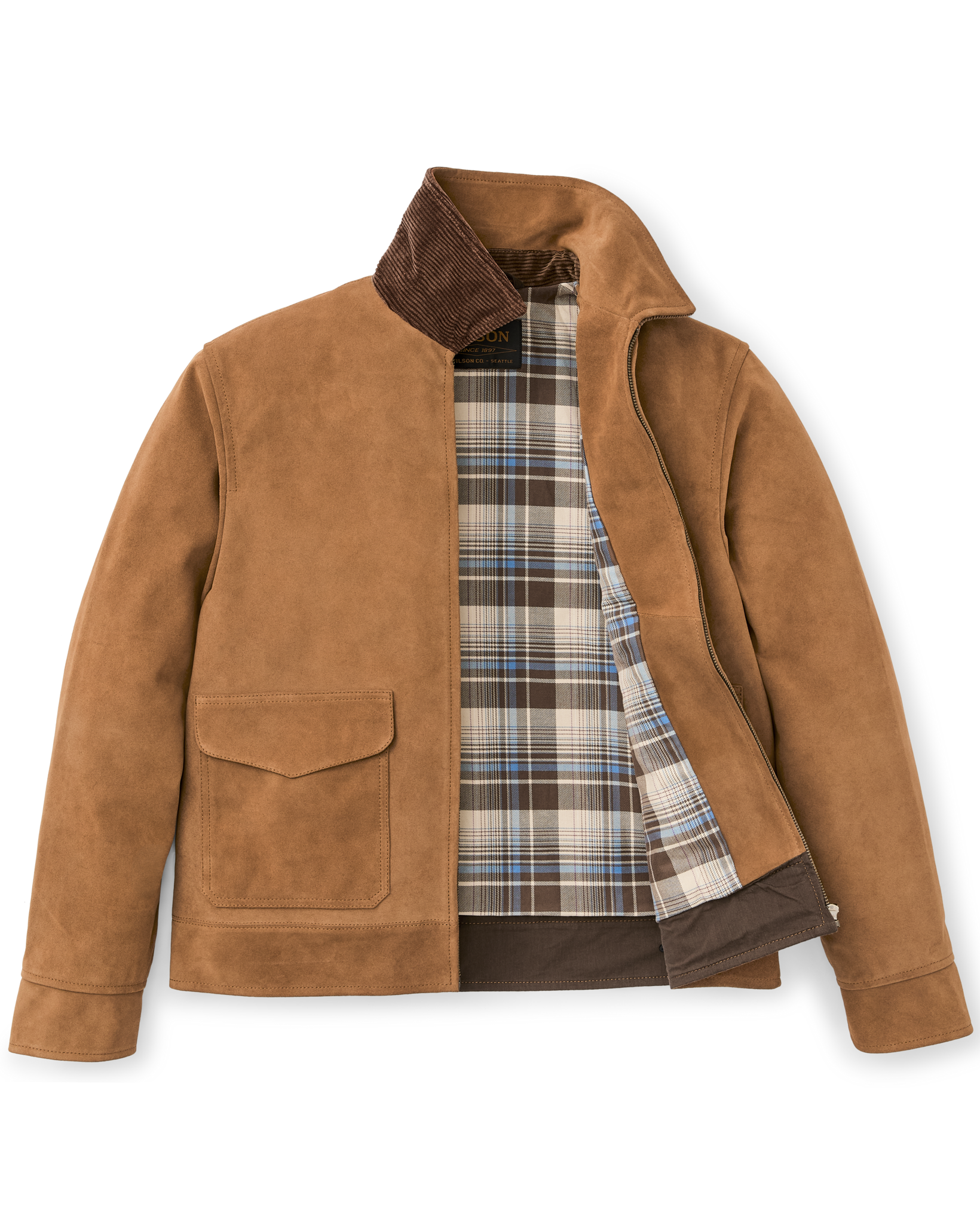 Leather Hadlock Jacket - Saddle Brown - Image 5