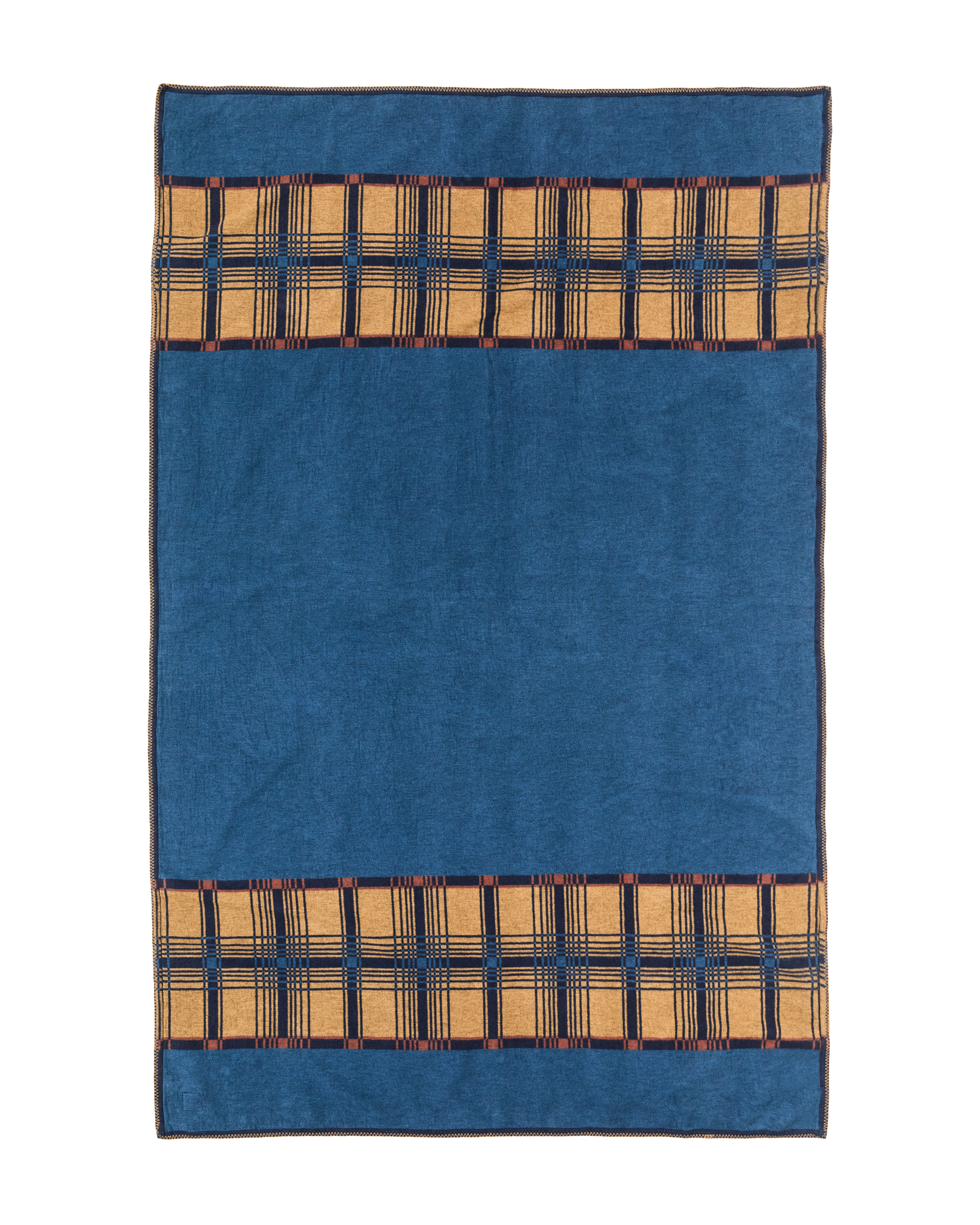 Cotton Blanket - Navy / Irondale - Image 2