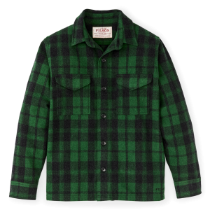 Wool Jac-shirt - Green / Black Plaid