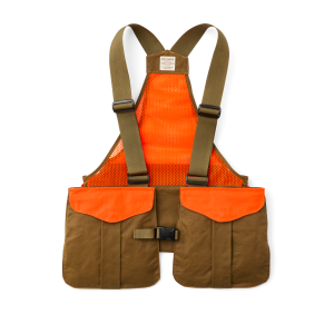 Mesh Game Bag - Dark Tan / Blaze Orange
