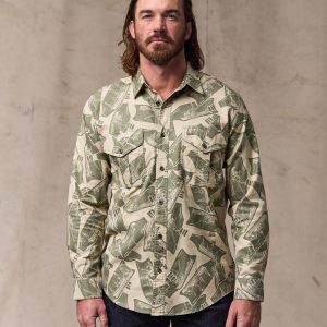 Lightweight Alaskan Guide Shirt - Khaki / Print