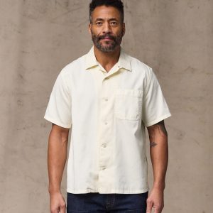 Short Sleeve 4.5-oz. Twill Shirt - Ivory
