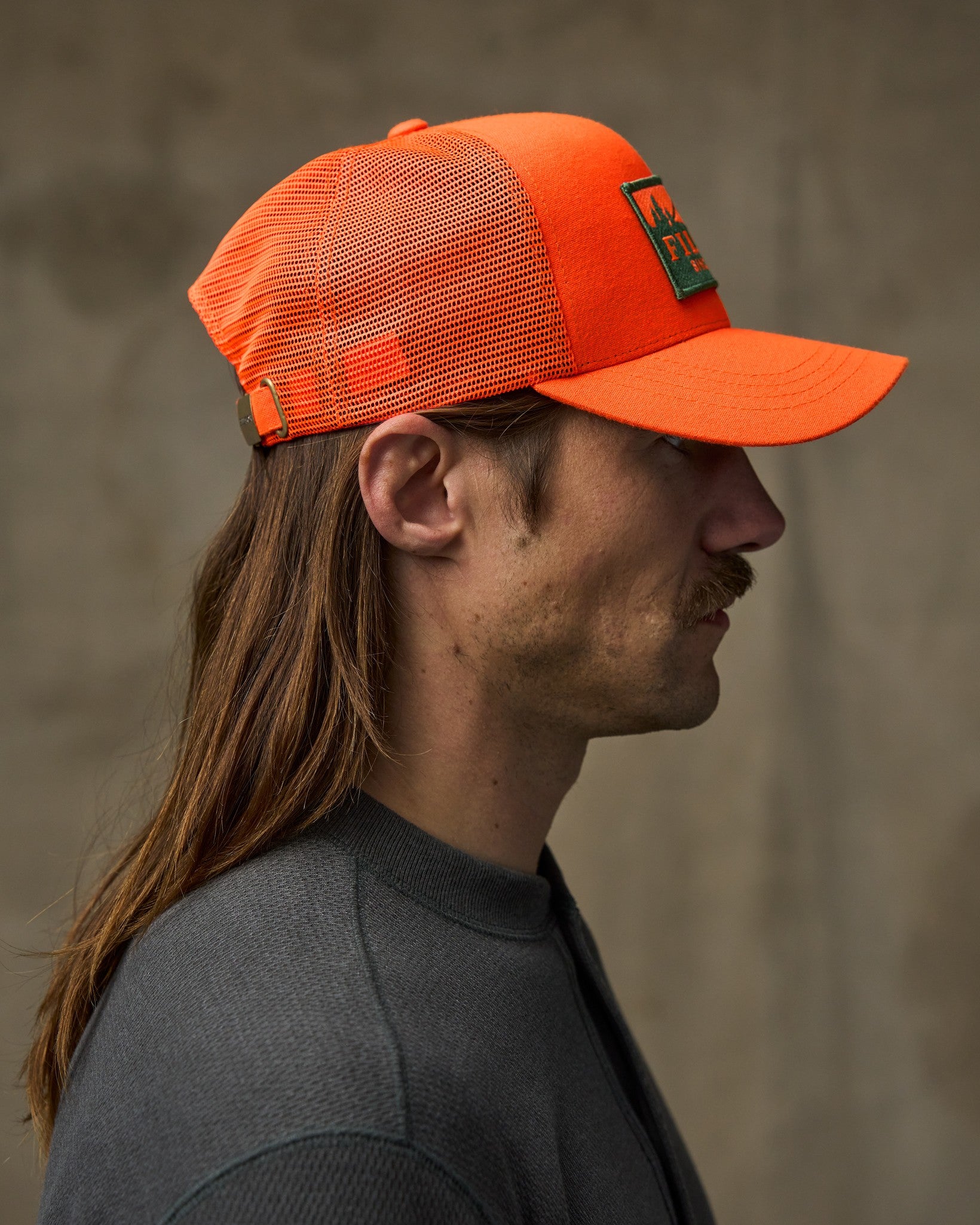 Logger Mesh Cap - Blaze Orange - Image 4